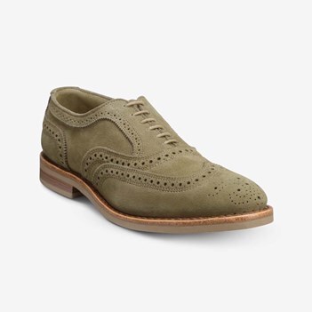 Neumok Suede Wingtip Oxford Men's Dress Allen Edmonds