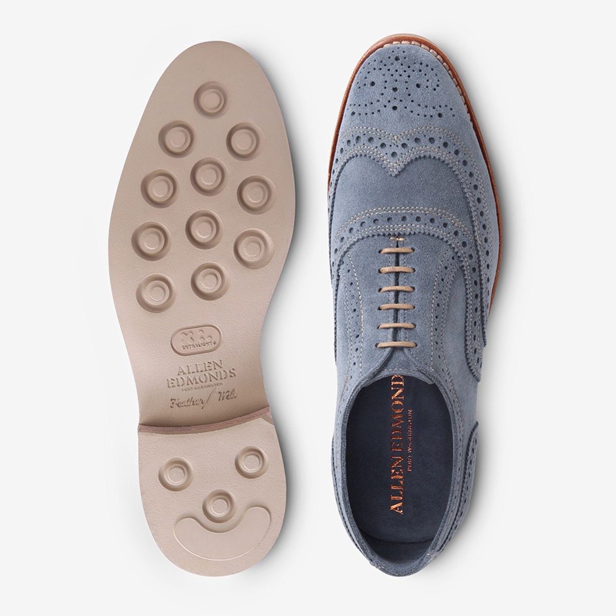 Neumok Suede Wingtip Oxford | Men's 