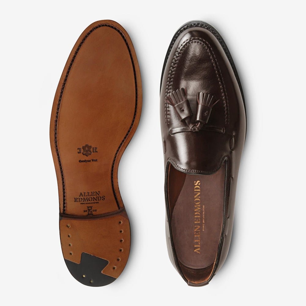 Allen Edmonds タッセルローファー ブラウン Grayson Shell Cordovan Tassel Loafer | Men's Loafers | Allen Edmonds