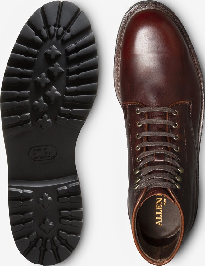 Allen edmonds higgins mill tumbled leather sale