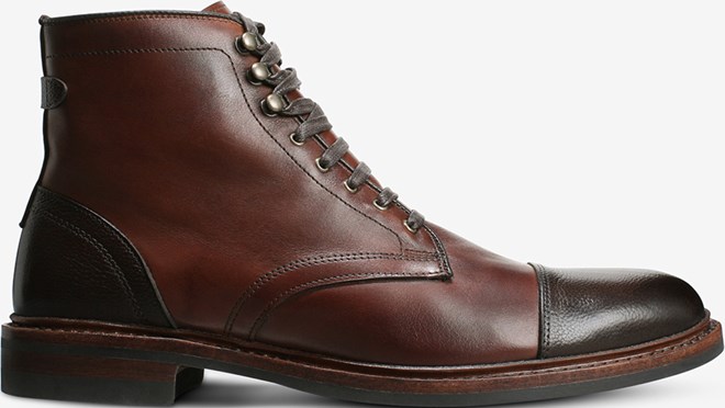 Allen edmonds hearst cap toe boot online