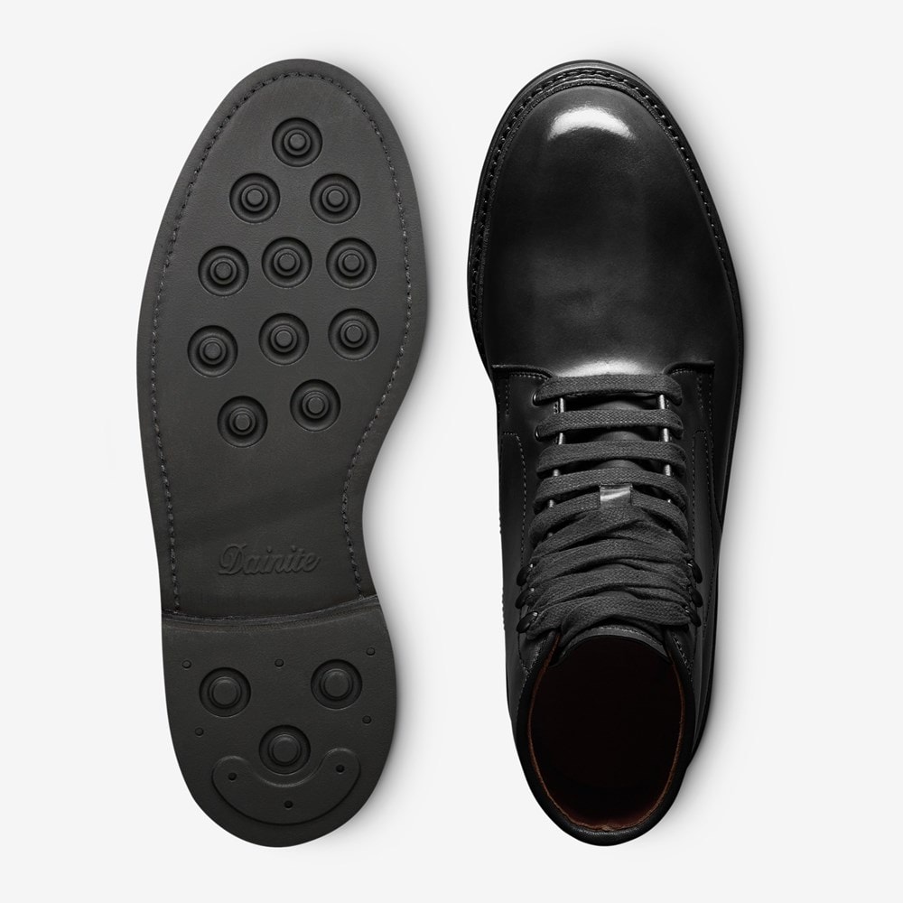 Allen Edmonds 革靴／ブラック US8.5（約26.5cm） Allen Edmonds Higgins Mill Shell Cordovan Leather Boot Black