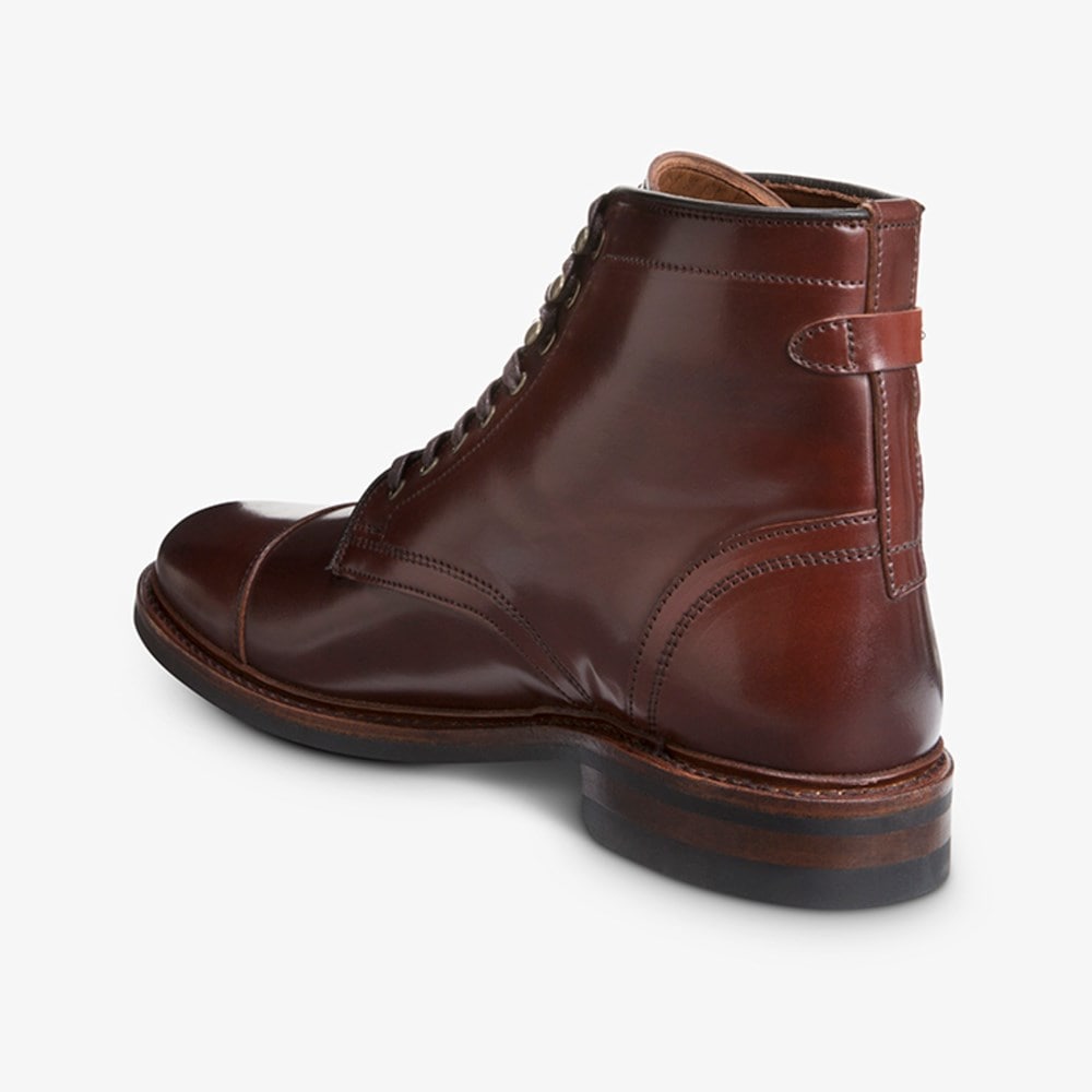 Landon Shell Cordovan Cap toe Dress Boot Men s Boots Allen Edmonds