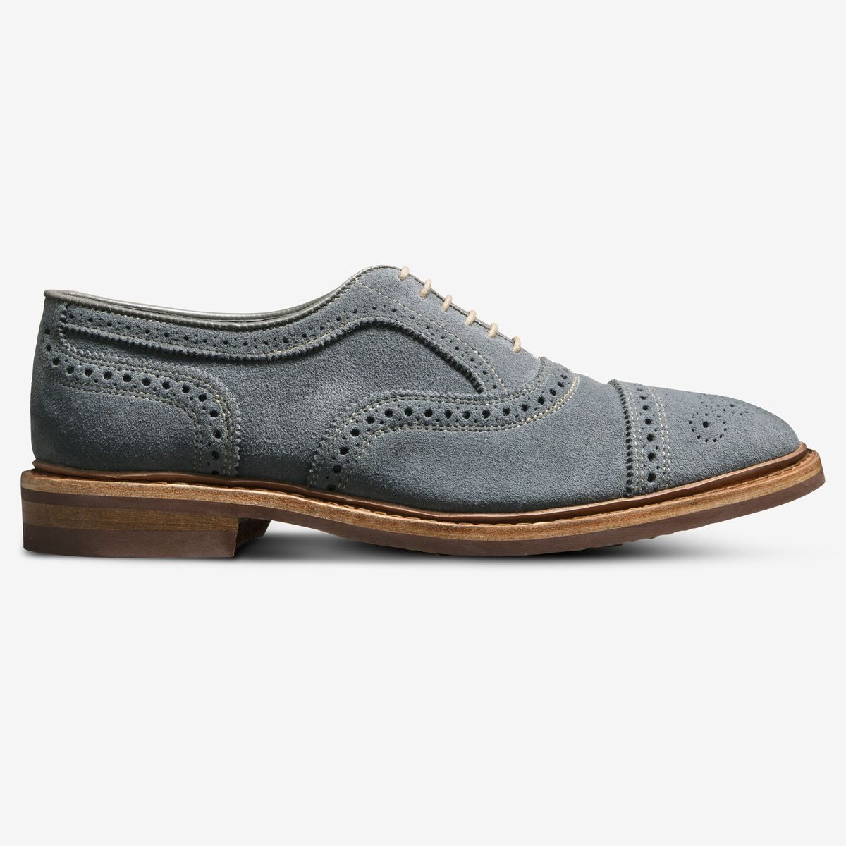 Strandmok Suede Cap-toe Oxford with 