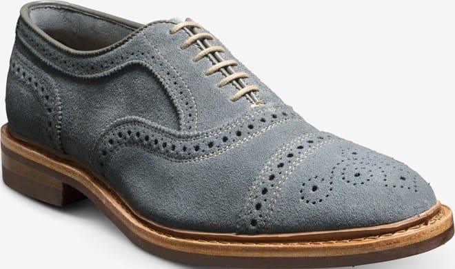 Strandmok Suede Cap-toe Oxford with 