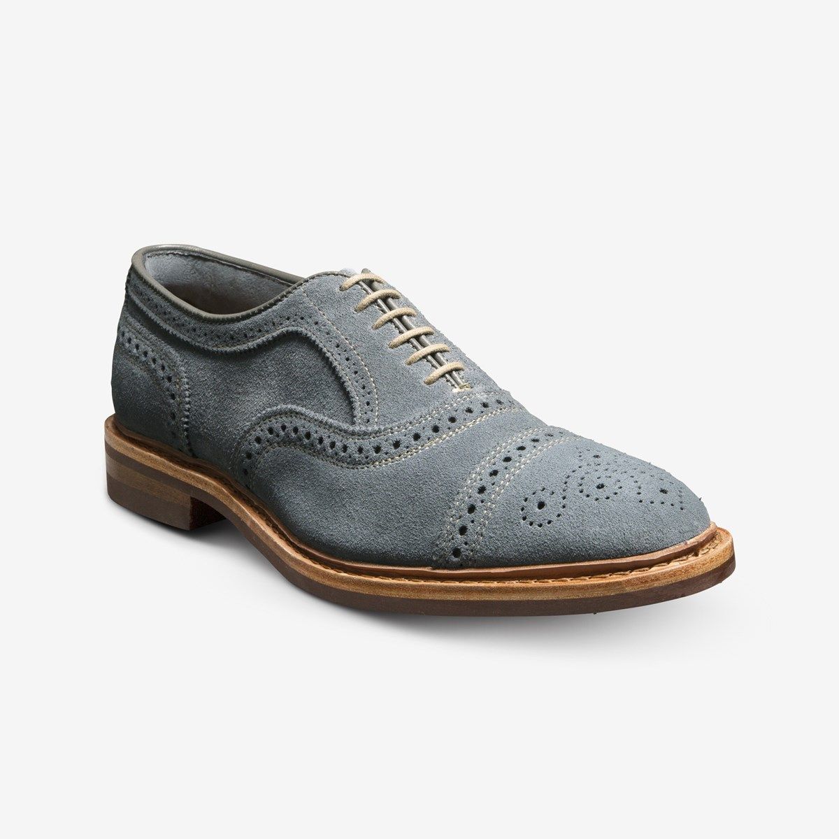 Strandmok Suede Cap-toe Oxford with 