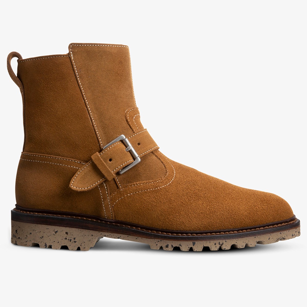 suede moto boots
