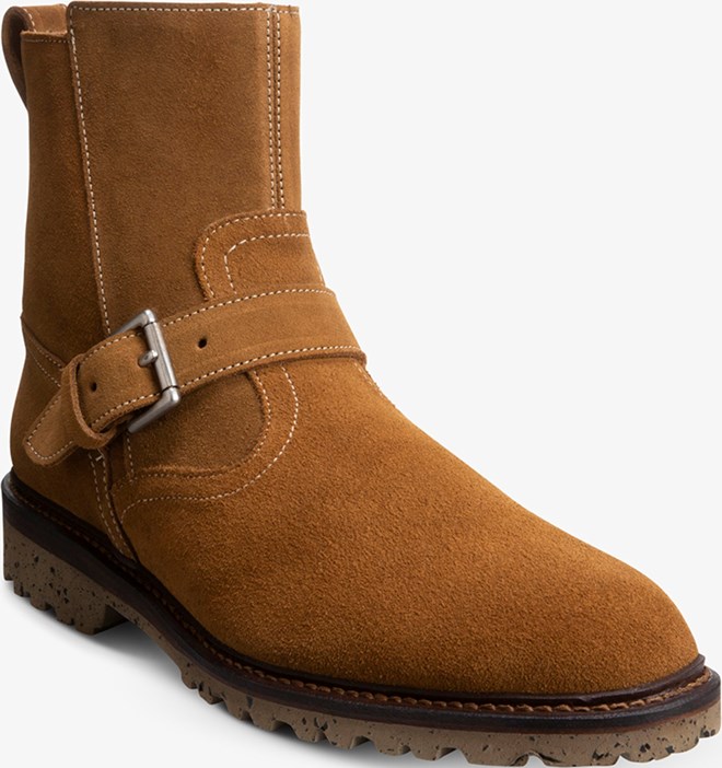 suede moto boots