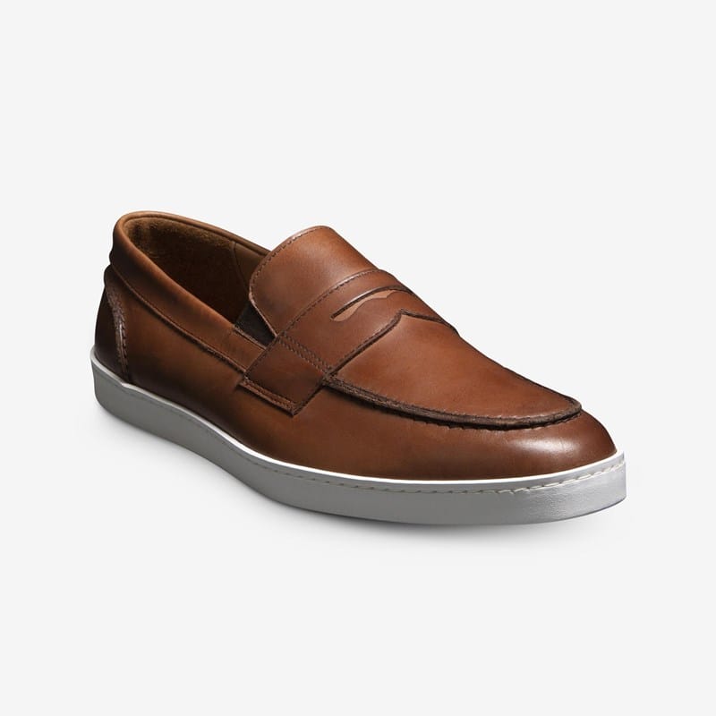 Allen Edmonds Randolph Slip-on Sneaker in Chili Leather, size 9.0 D