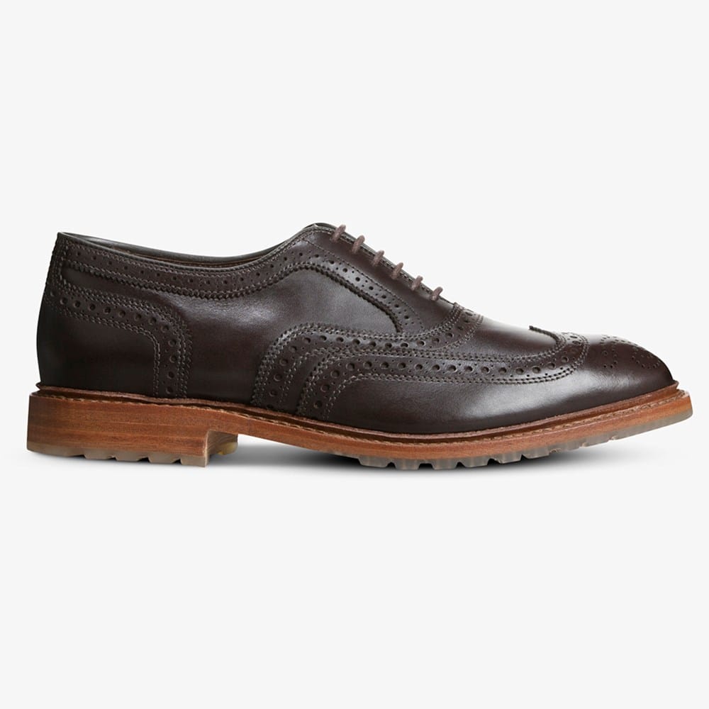 Allen Edmonds McTavish Wingtip Black Waxed Suede Oxfords Lug Sole size 10.5 Men main image 4