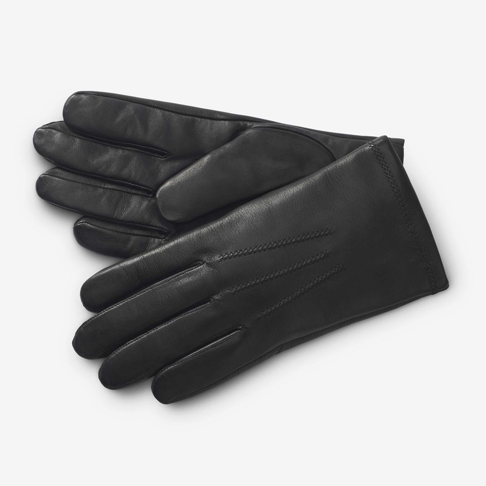 Allen Edmonds Cashmere Lined Leather Tech Gloves