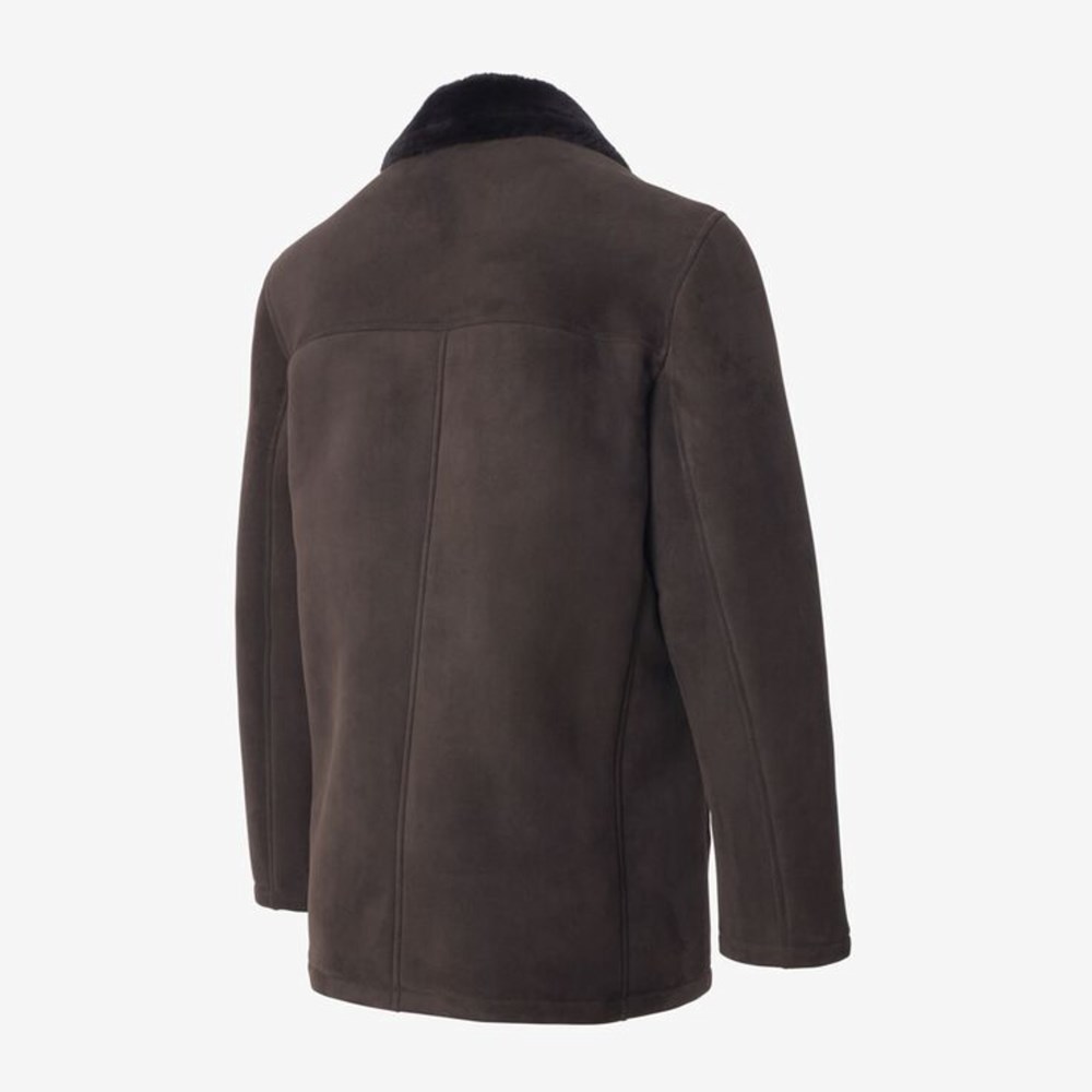 Shearling Car Coat Men s Outerwear Allen Edmonds