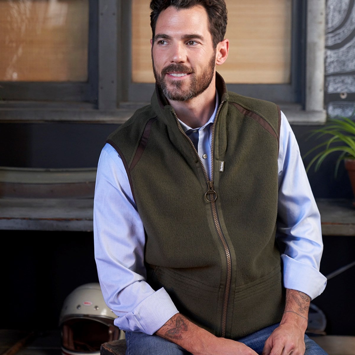 barbour langdale fleece jacket