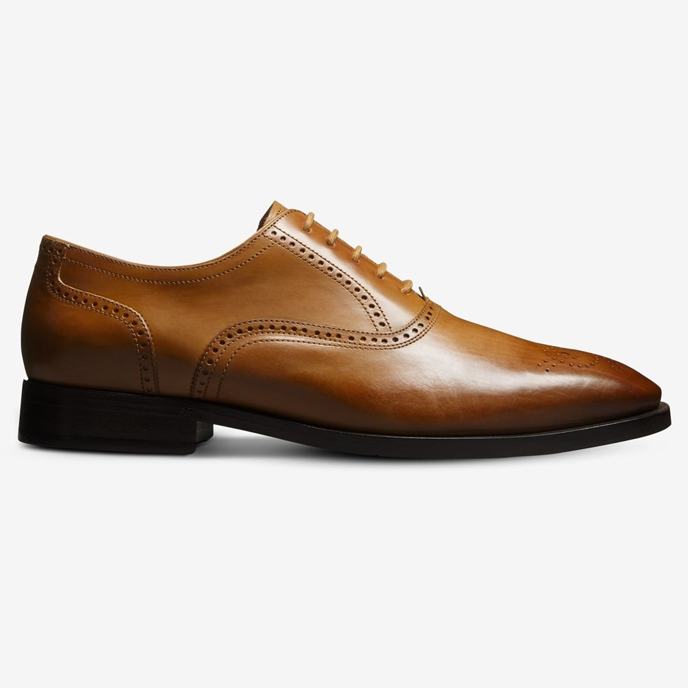 Dress Oxford Shoes for Men Lace Up Checkered Round