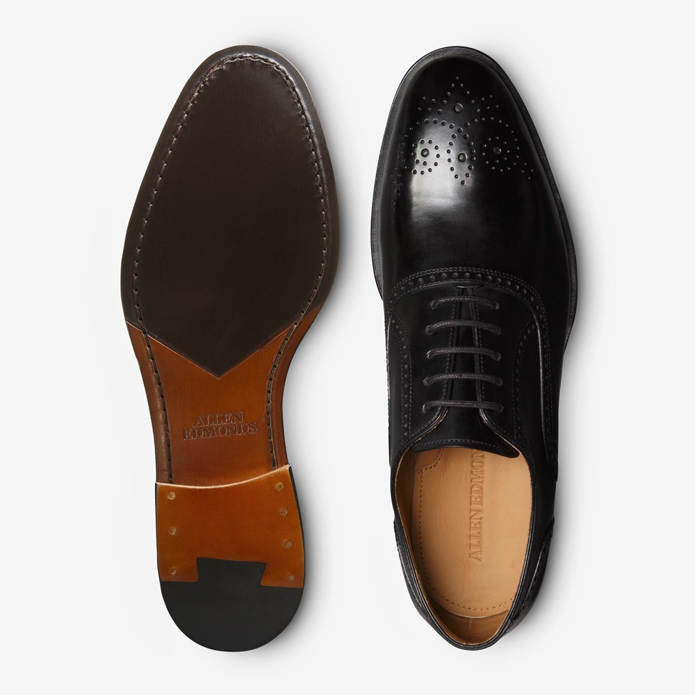 靴 Allen Edmonds 6115 Strand Medallion cap Allen-Edmonds Strand Cap-Toe Leather Dress Oxfords | Dillard's