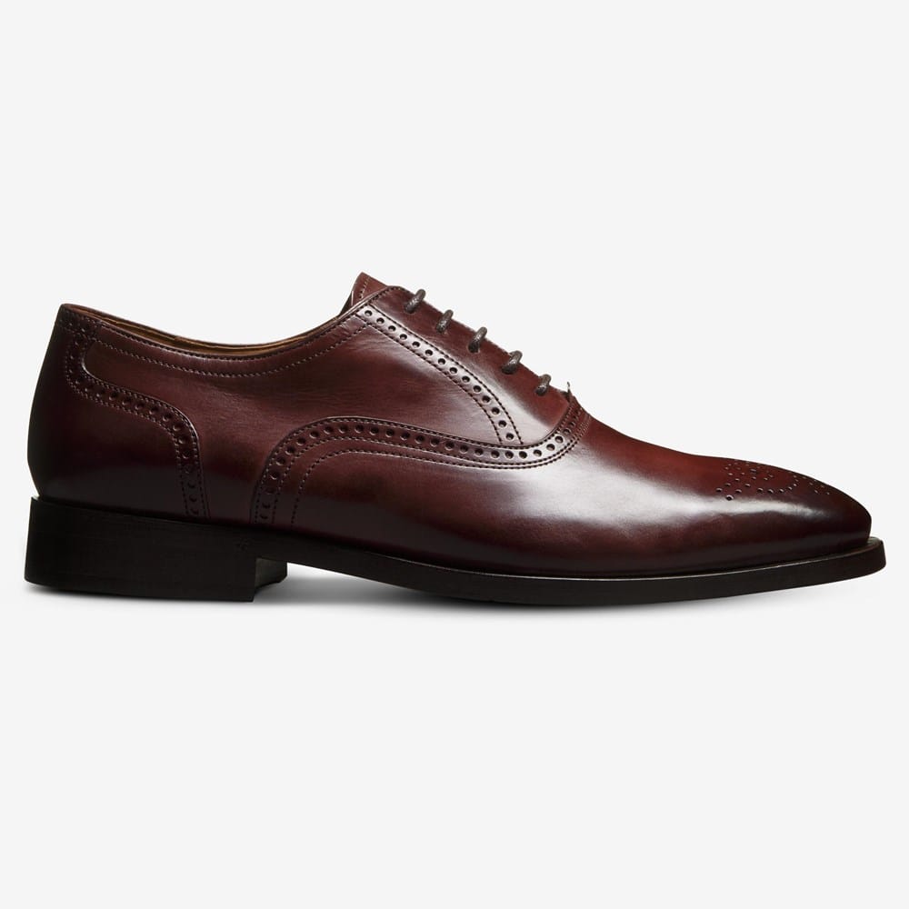 Allen Edmonds Fairfax 10.5 AA Medallion Oxford Allen Edmonds Fairfax Wholecut Oxfords Medallion Toe Chili  main image 3