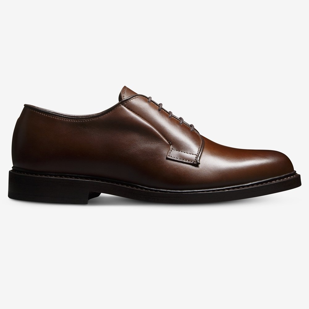 Leeds Plain toe Blucher Dress Shoe Men s Dress Allen Edmonds