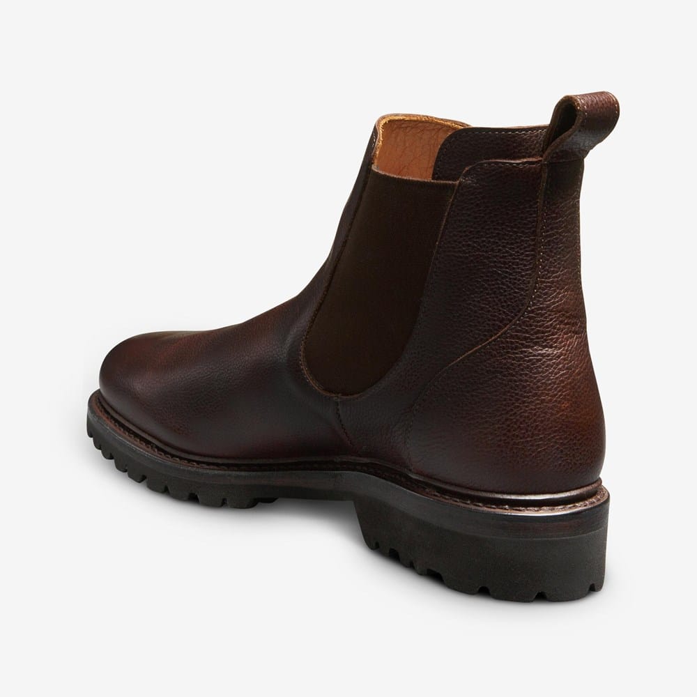 Allen Edmonds Brown Chelsea Boots (Grafton 10D) Allen Edmonds Grafton Leather Chelsea Boots Husk Brown (8640  main image 4