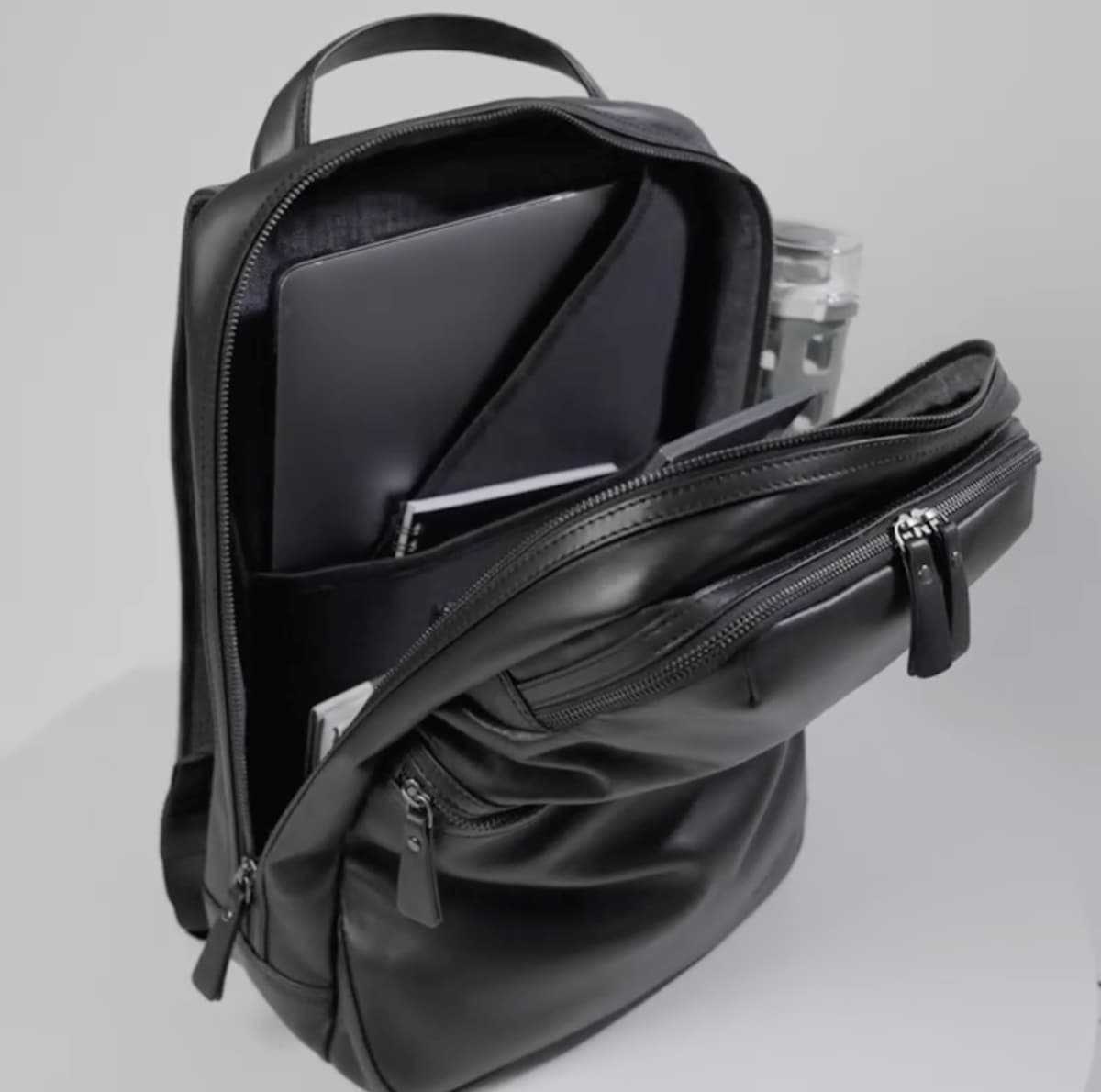 Allen Edmonds Backpack in Black Leather