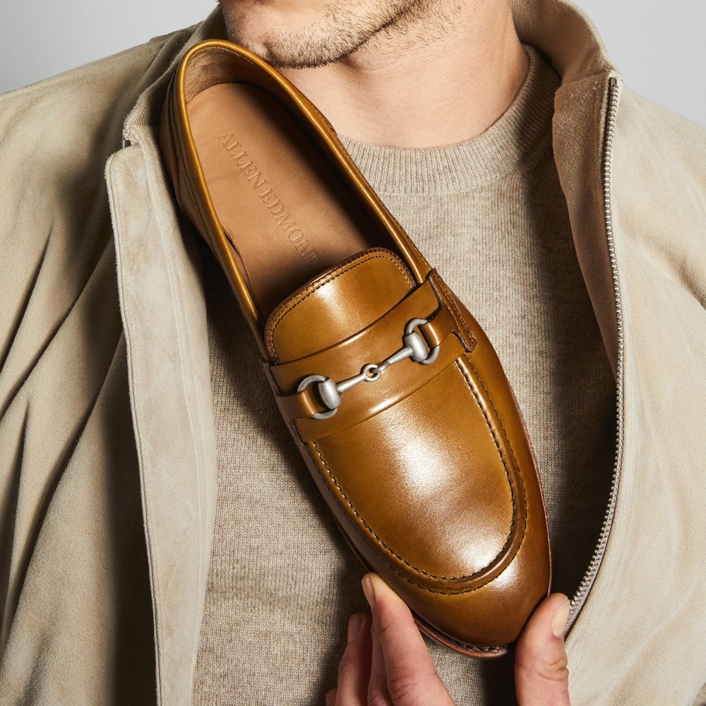 Penny Loafer Allen Edmonds Italian Loafers Suede Loafer Penny - Main Image