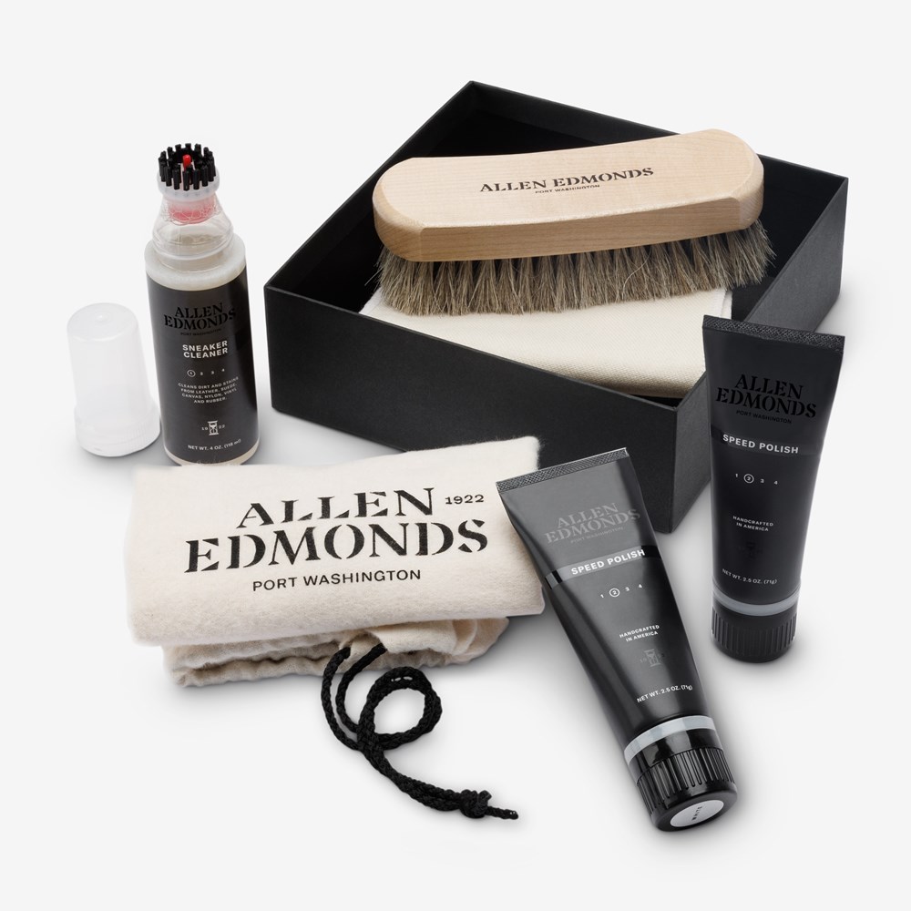 Allen Edmonds Men's Sneaker Care Kit Shoe in Black/White