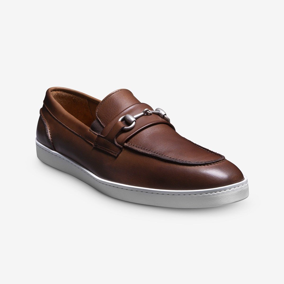 Allen Edmonds Randolph Slip On Loafer Shoes 10 1/2 D Brown Leather Allen Edmonds Randolph 2.0 Penny Loafer (Brown Museum  main image 2