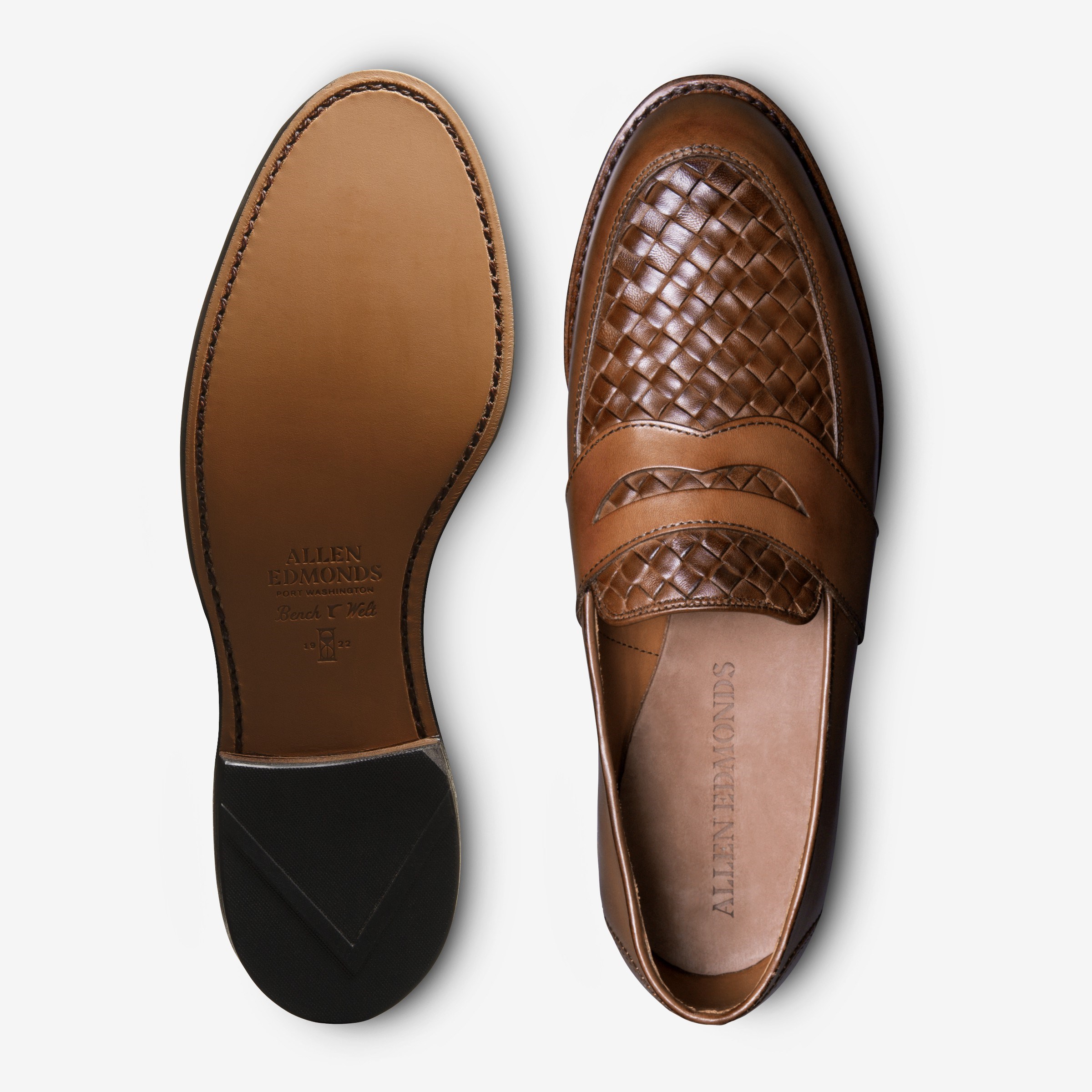 Randolph Woven Penny Loafer Men s Dress Allen Edmonds