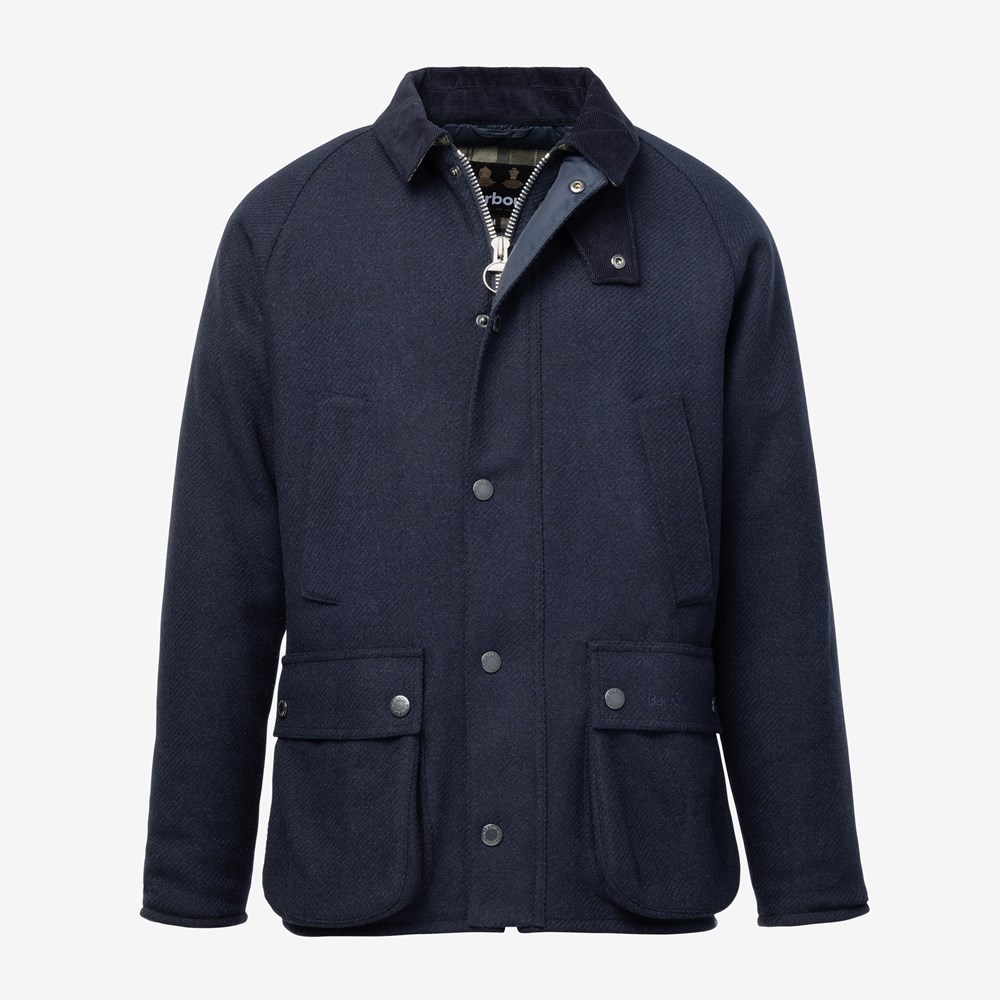 Barbour Bedale Wool Jacket | Men's Outerwear | Allen Edmonds