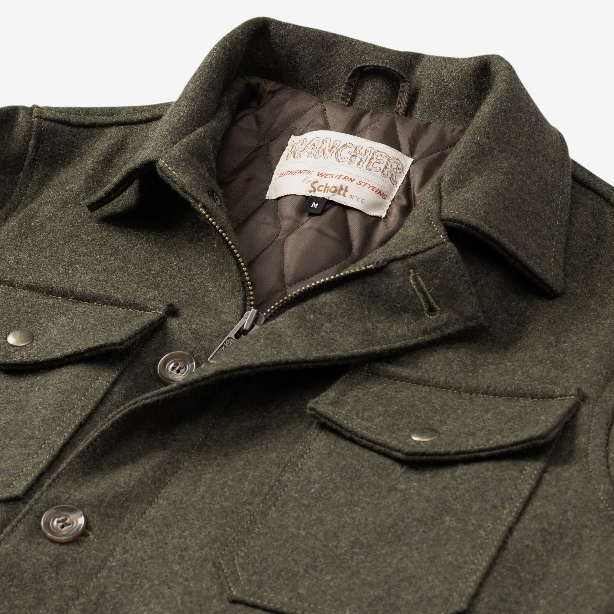 Schott N.Y.C. Wool Grandville Jacket Men s Outerwear Allen
