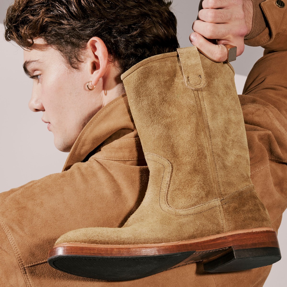 Allen edmonds shearling best sale boots