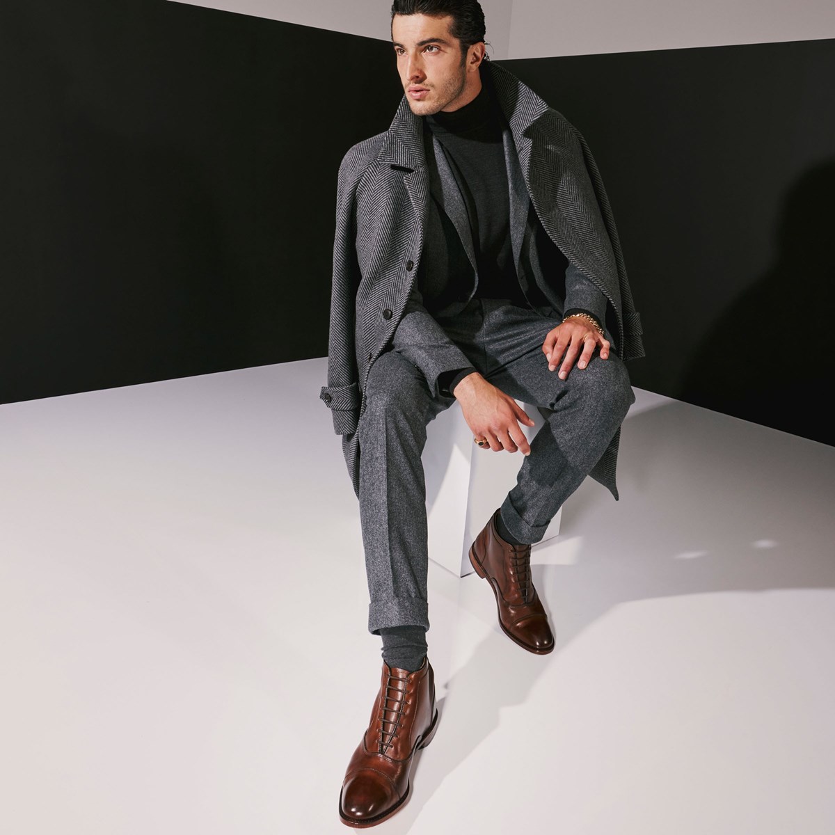 Park Avenue Cap-toe Oxford Dress Boot | Men's Boots | Allen