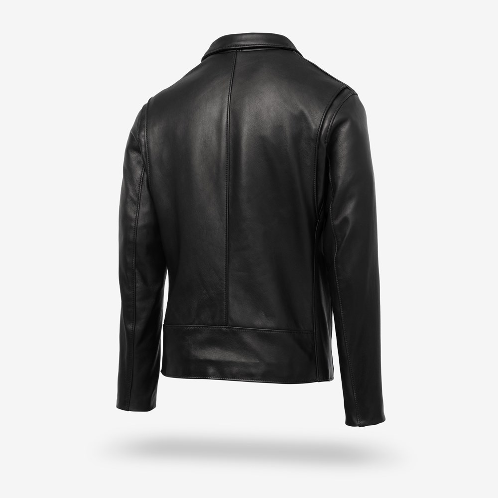 Schott N.Y.C. X Allen Edmonds Leather Delivery Jacket Men s Blazers and Sport Coats Allen Edmonds