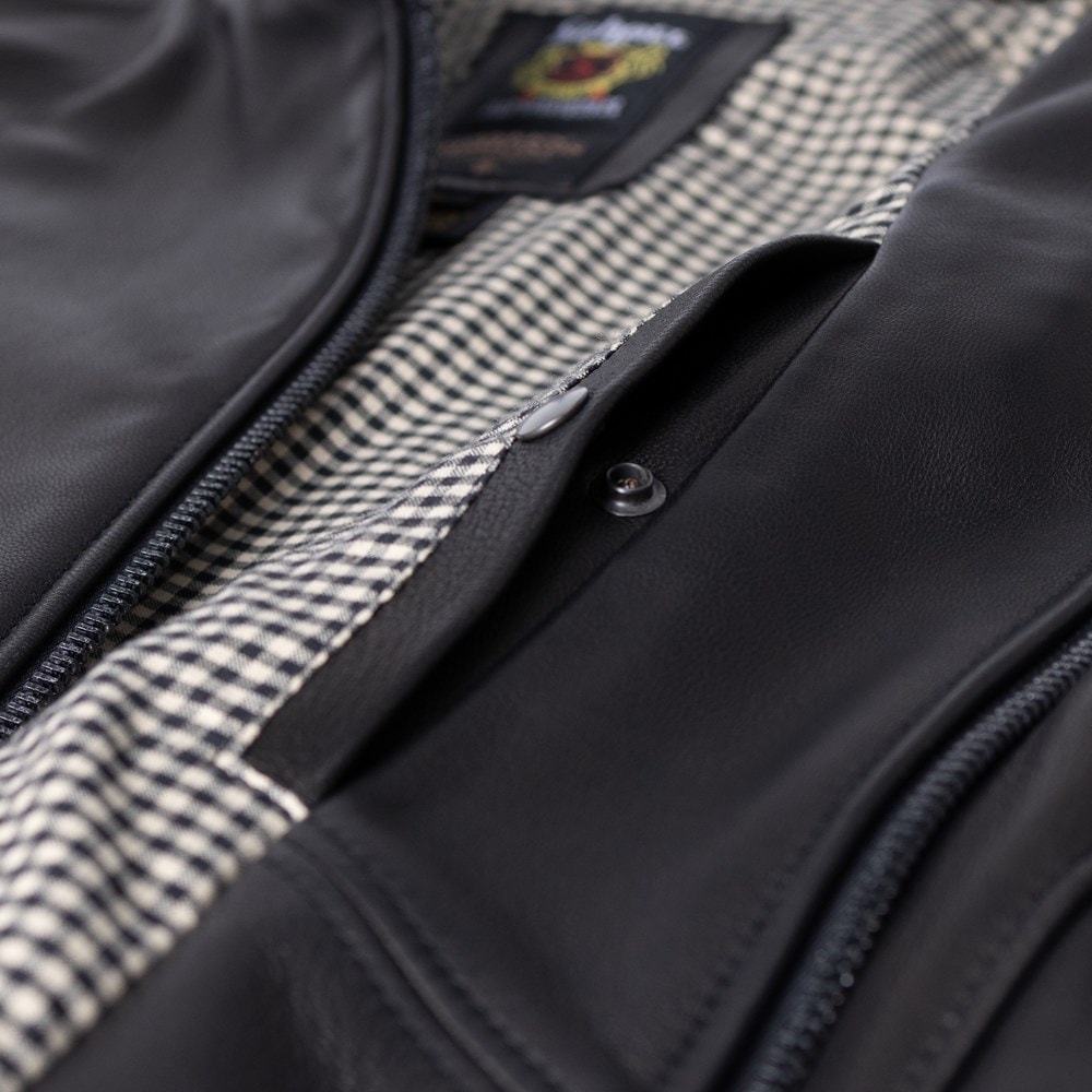 Schott® N.Y.C. X Allen Edmonds Leather Delivery Jacket