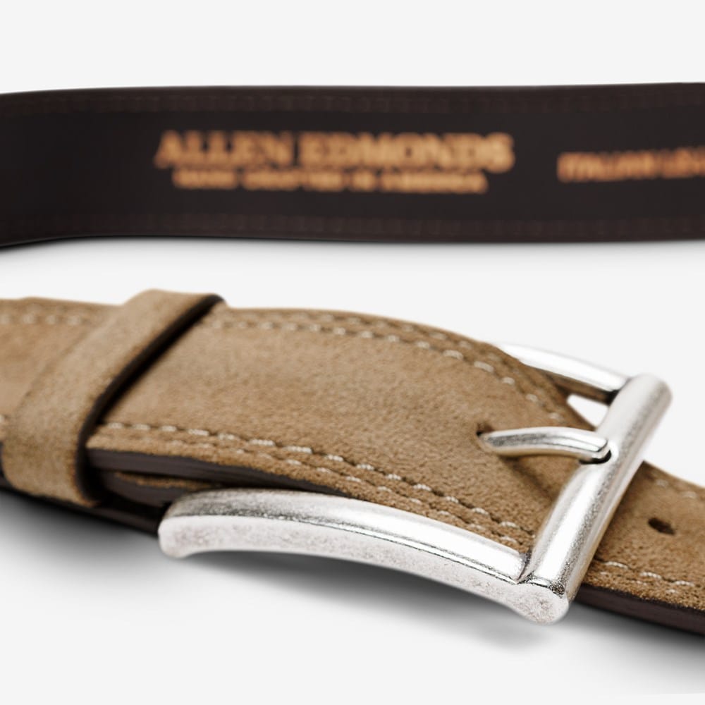 Bourbon Street Suede Dress Belt | Men's Belts | Allen Edmonds Bourbon Street Suede Dress Belt | Men's Belts | Allen Edmonds