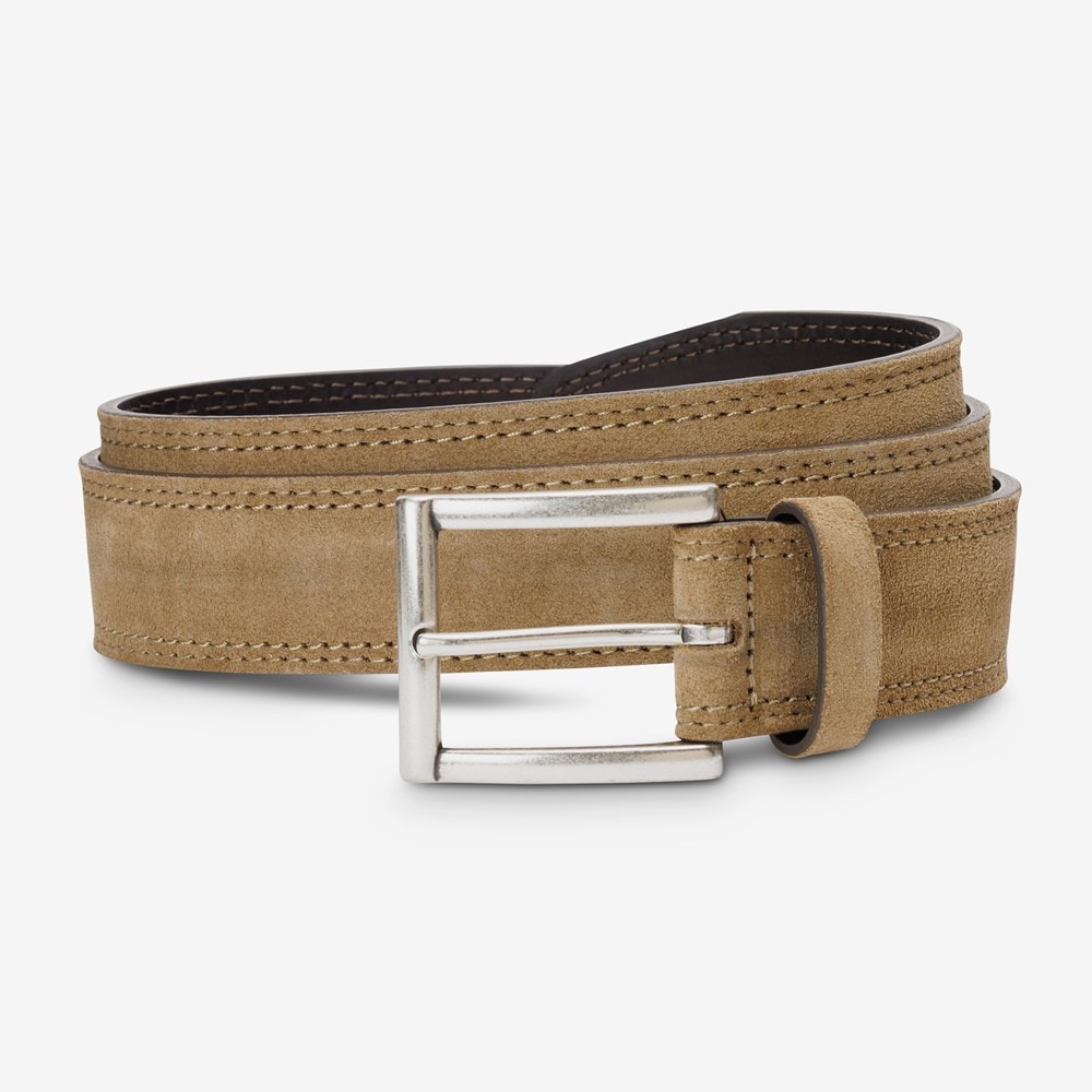 Bourbon Street Suede Dress Belt Men s Belts Allen Edmonds