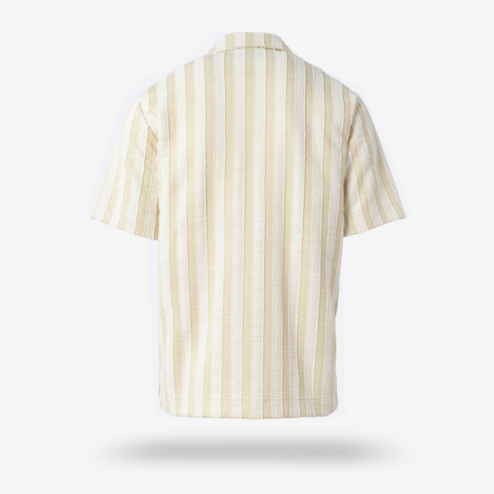 シャツ COVERNAT OAFORD STRIPE SHIRT SA074 Men's Long Sleeve Executive Oxford Dress Shirt | Red Kap®