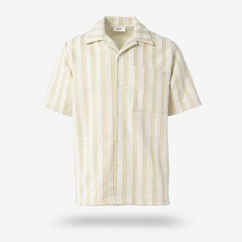 Tシャツ・カットソー NN07 SS25 Shirts (2523420599 JULIO SS 3420DEMITASSE) Julio 5392 men's shirt - Evergreen - Buy online at NN.07®