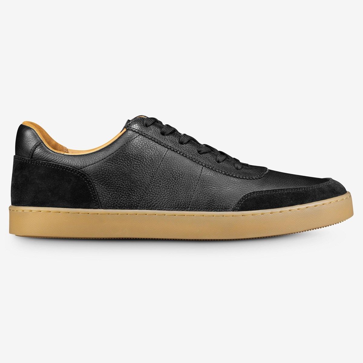 ALLEN EDMONDS SZ 10 men\'s glll10kooʻoʻ brown leather court side lace up sneakers Amazon.com | Allen Edmonds Men main image 3