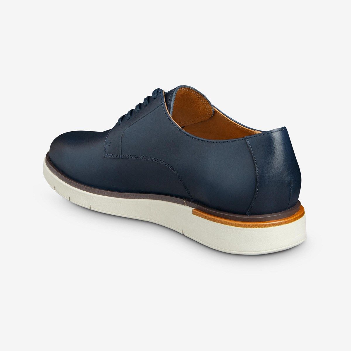 NEW AWL & SUNDRY men\'s casual lace up shoe in navy MENORCA Navy Suede Lace-Up Espadrille Men main image 2