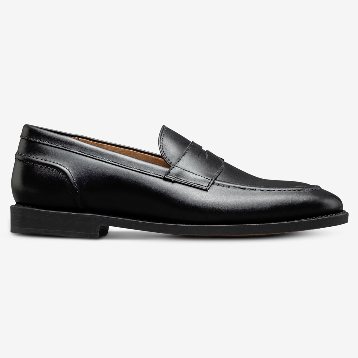 Loake Loafer 黒 レザー 2.5cmヒール