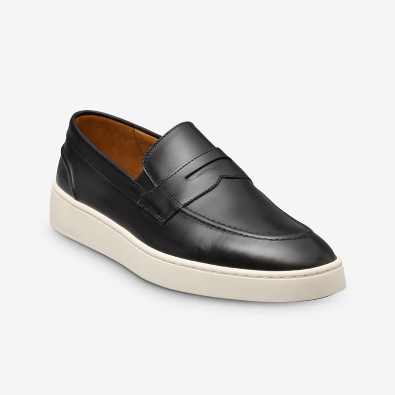 Allen Edmonds Randolph 2.0 Slip-on Sneaker in Black Leather, size 12.0 3E