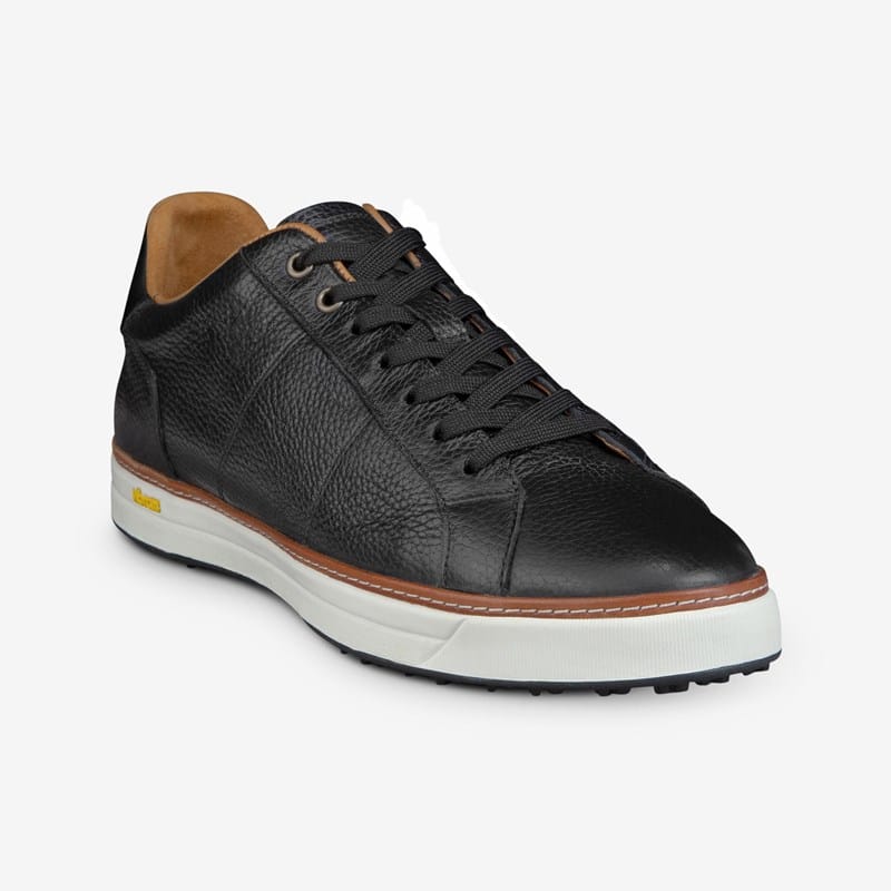 Allen Edmonds Pines Derby Golf Shoe in Black Leather, size 11.5 D