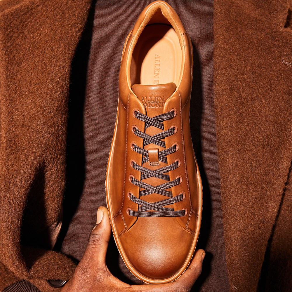 Barnes Lace up Sneaker Men s Sneakers Allen Edmonds