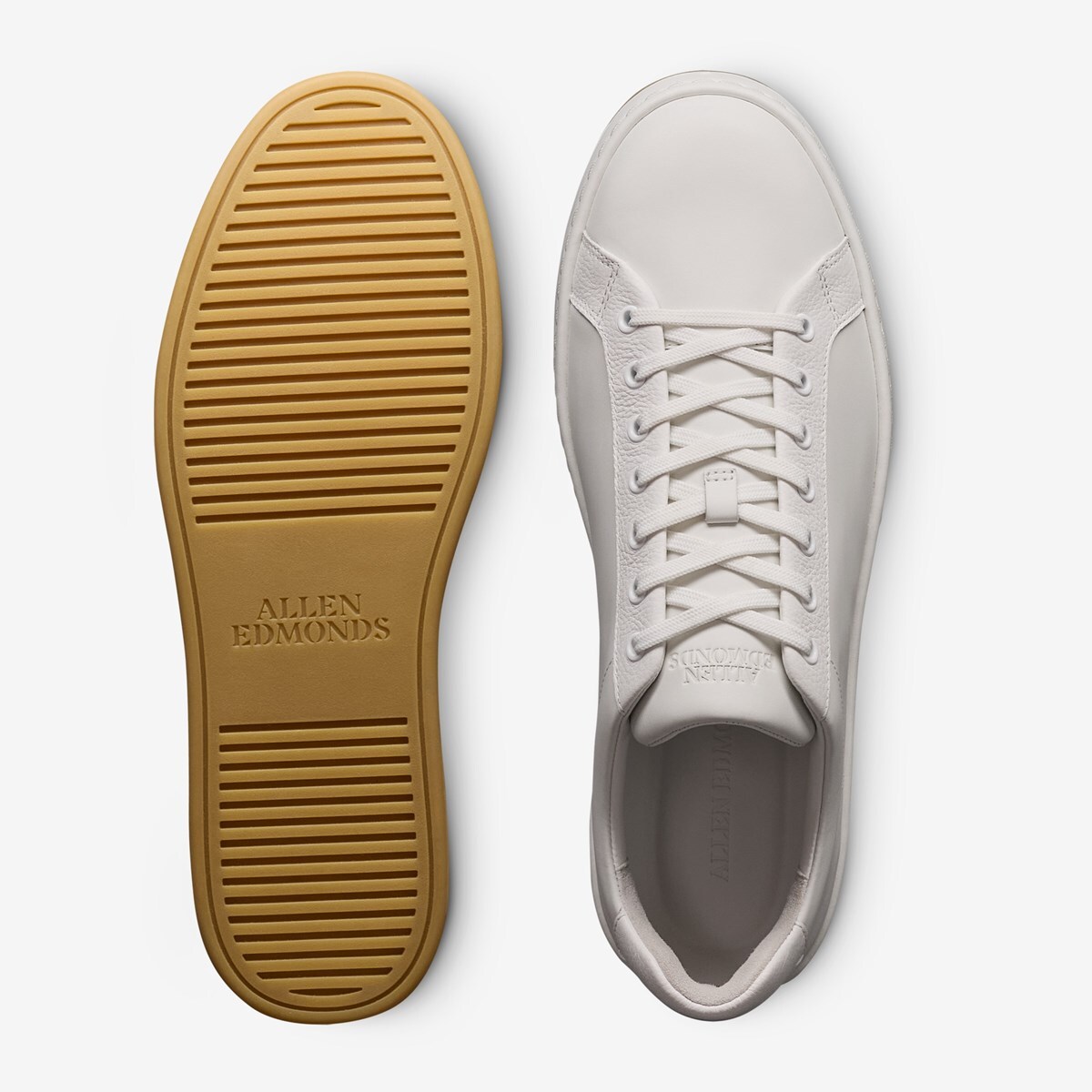 (取寄) アレンエドモンズ メンズ バーンズ Allen Edmonds men Allen Edmonds Barnes White Leather Barnes Lace-up Sneaker | Men's Sneakers | Allen Edmonds