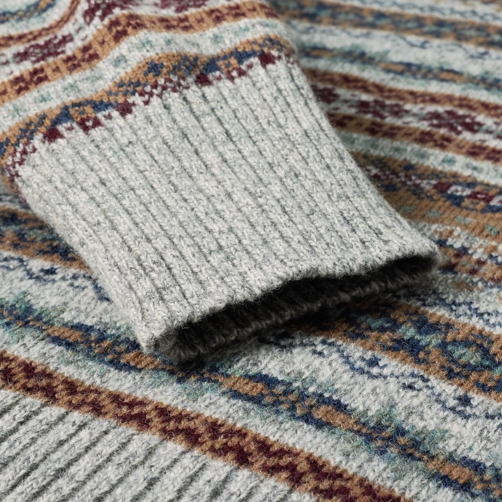 Schott® N.Y.C. Fairisle Quarter Zip Sweater | Men's Shirts Schott® N.Y.C. Fairisle Quarter Zip Sweater | Men's Shirts