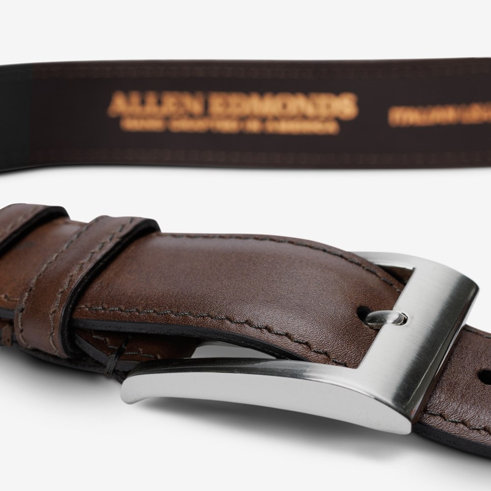 Allen edmonds poplar dress belt outlet