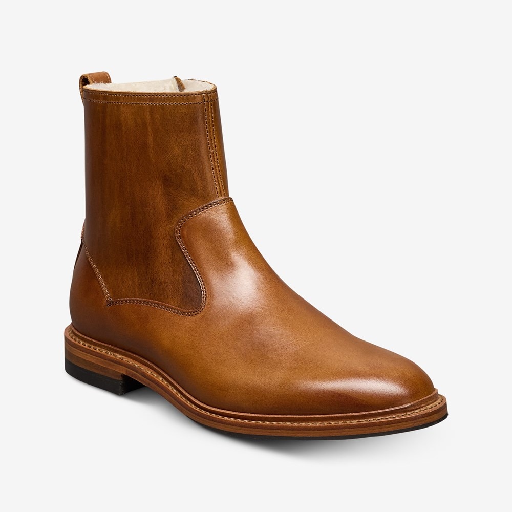 Tompkins Shearling Zip-up Boot | Men's Boots | Allen Edmonds