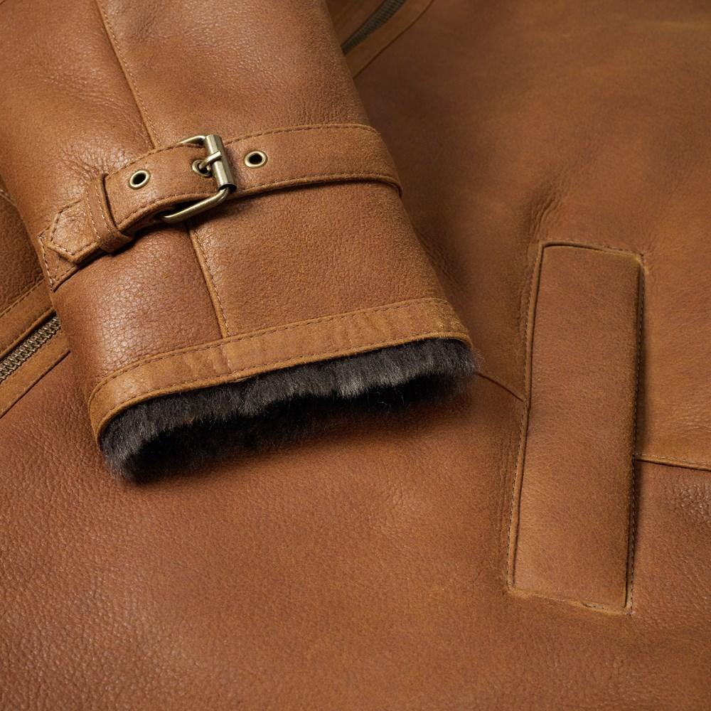 Shearling Bomber Jacket | Men's Outerwear | Allen Edmonds