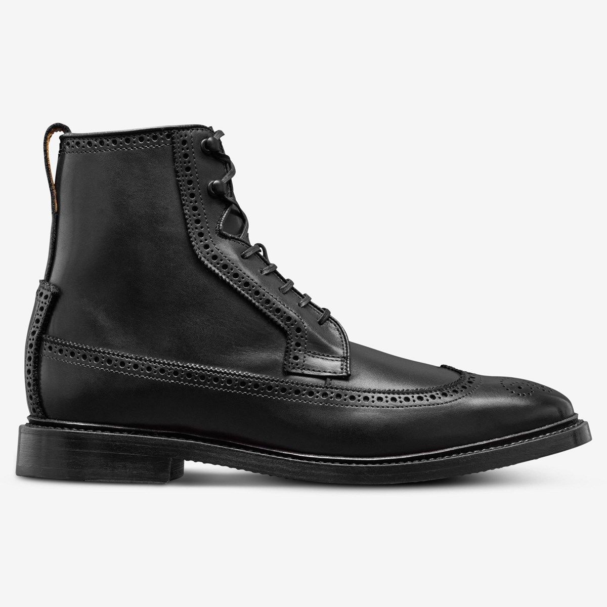 Allen Edmonds Black and Grey Landon Cap-Toe Men\'s Boots - Size 9D Allen Edmonds Landon Boots 1 Month Review : r/goodyearwelt main image 2