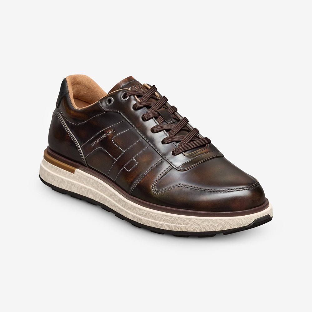 (取寄) アレンエドモンズ メンズ エリオット レース-アップ シューズ Allen Edmonds men Elliot Lace-Up Shoes Antique Bronze Leather Elliot Lace-up Sneaker | Men's Sneakers | Allen Edmonds